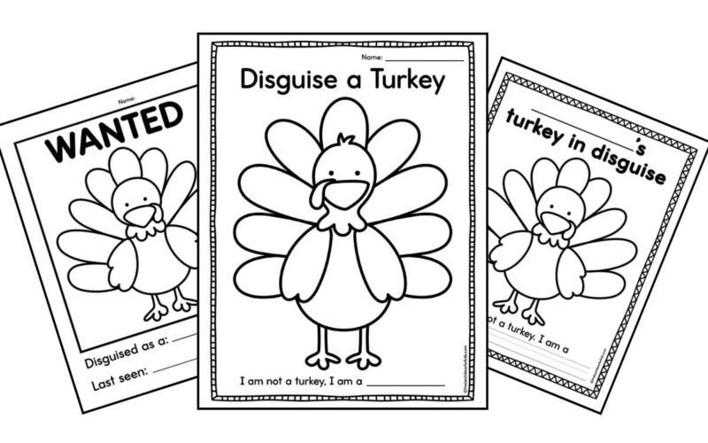 Disguise A Turkey Template Free Printables The Best Ideas For Kids