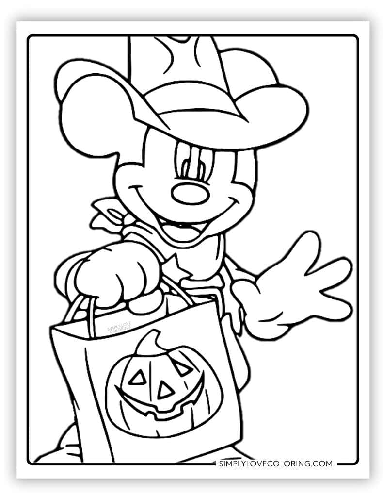 Disney Halloween Coloring Pages Free PDF Printables Simply Love Coloring Disney Halloween Coloring Pages Free PDF Printables Simply Love Coloring