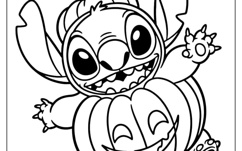 Disney Halloween Coloring Pages Free PDF To Download And Print