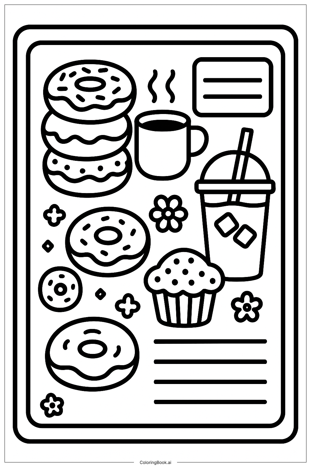 printable dunkin donuts menu