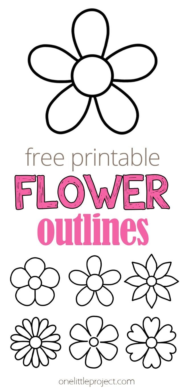 flower printables free template