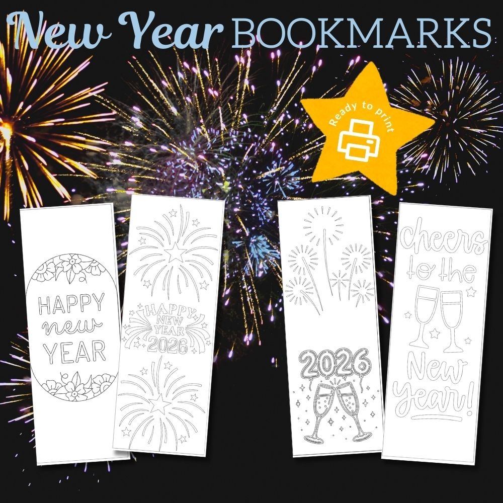 free printable 2026 new years crafts