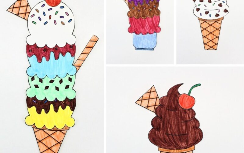 Free Build An Ice Cream Cone Printable The Craft at Home Family
