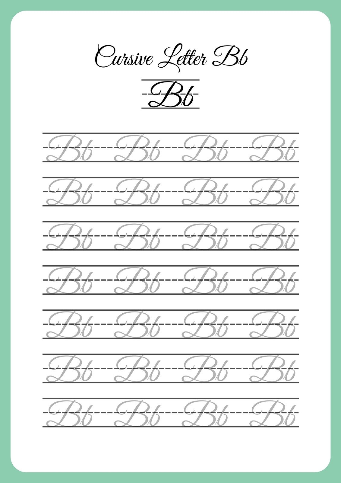 handwriting practice pages printable