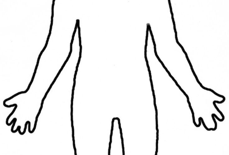 Free Human Body Outline Printable Download Free Clip Art Regarding Blank Body Map Template