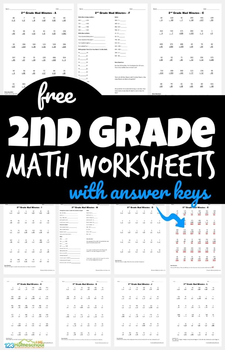 FREE Printable 2nd Grade Math Minutes Worksheets Pdf FREE Printable 2nd Grade Math Minutes Worksheets Pdf
