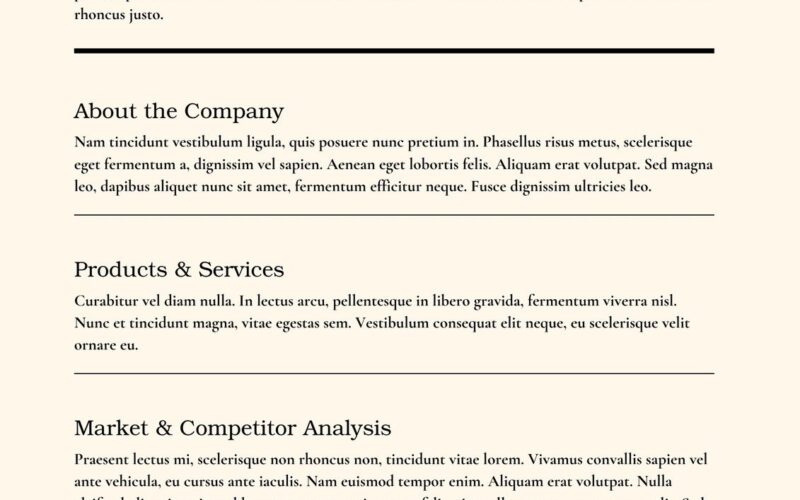 Free Printable Executive Summary Templates Canva