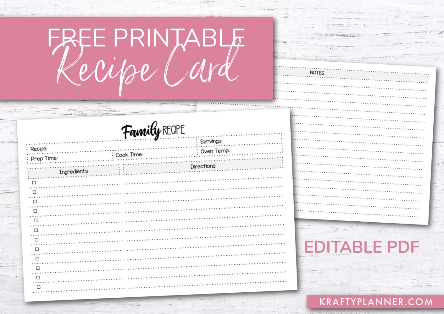 free printable recipe cards free printable recipe cards