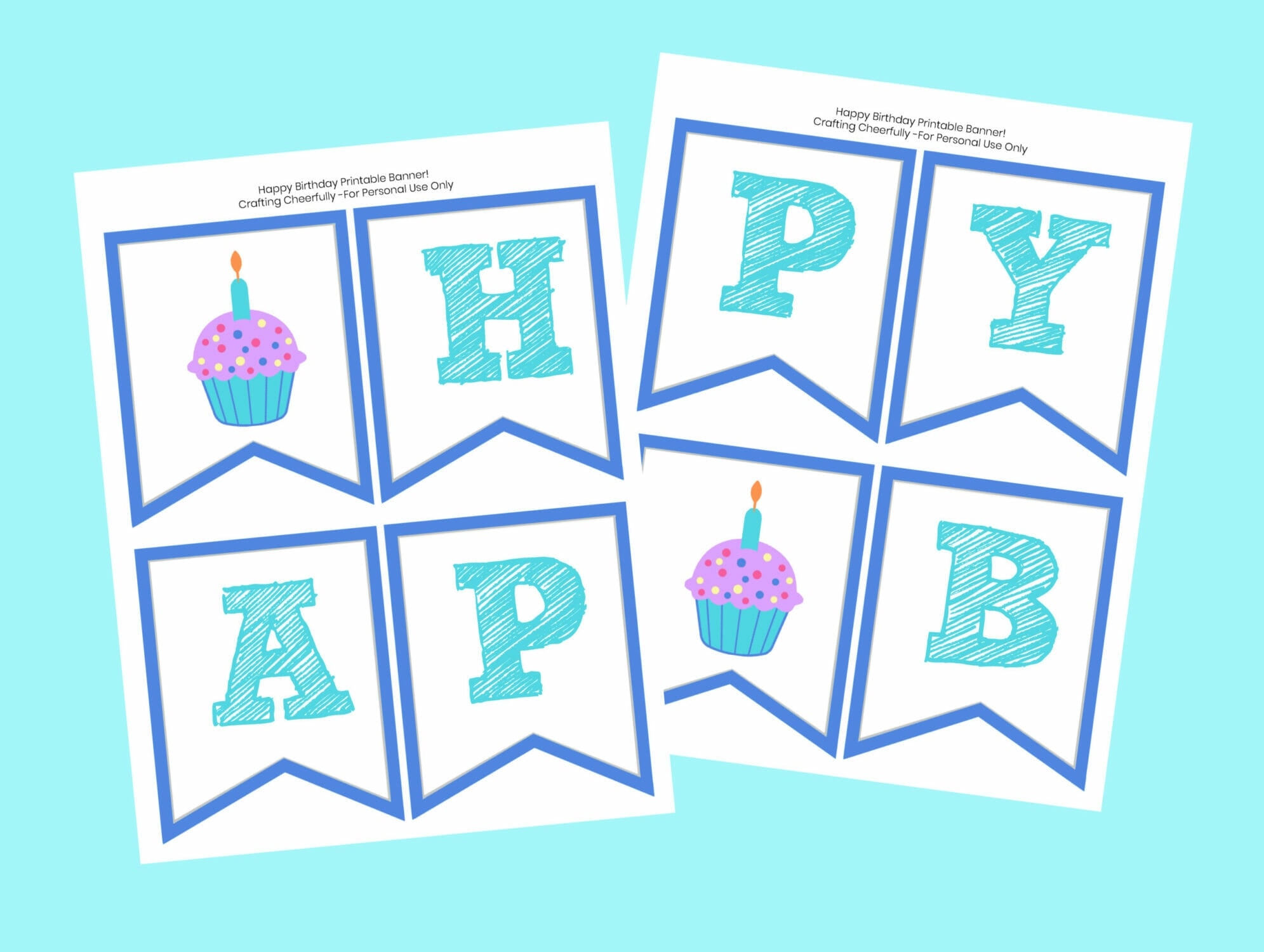 happy birthday printable banner happy birthday printable banner