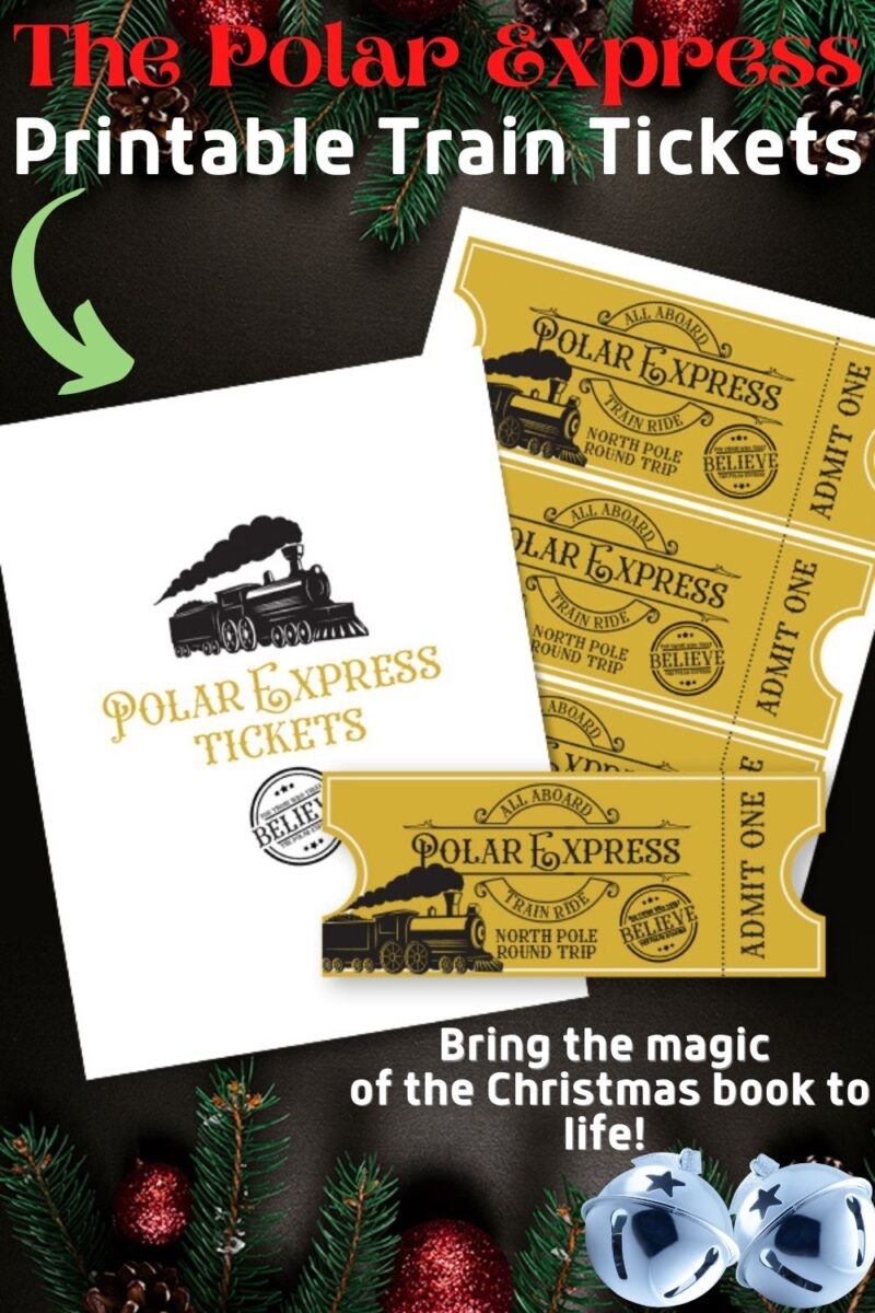 polar express ticket printable polar express ticket printable