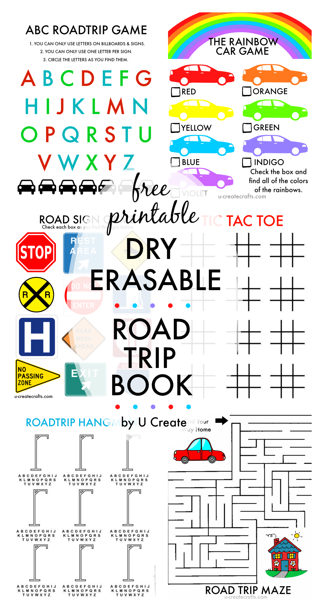 Free Printable Road Trip Book Free Printable Road Trip Book