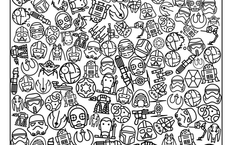 Free Printable Star Wars I Spy Party Game Paper Trail Design