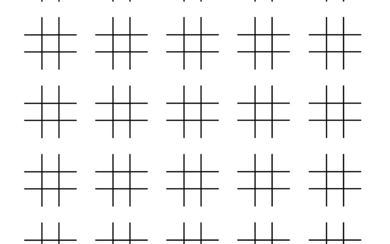 Free Printable Tic Tac Toe Game Lovely Planner
