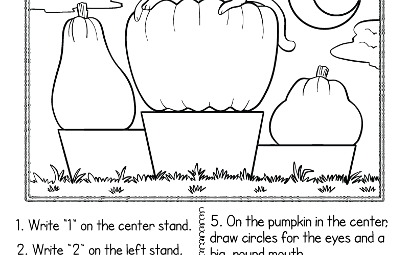 Halloween Drawing Activity Worksheet Free Printable Digital PDF