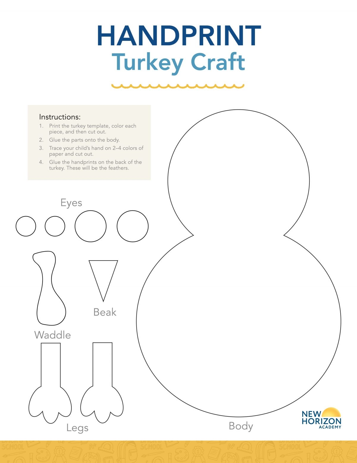 free printable turkey templates