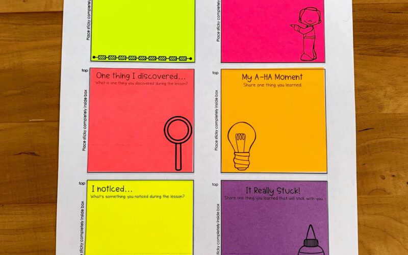How To Print On Sticky Notes Stellar Teaching Co