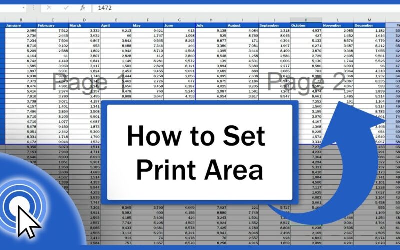How To Set The Print Area In Excel Step By Step YouTube