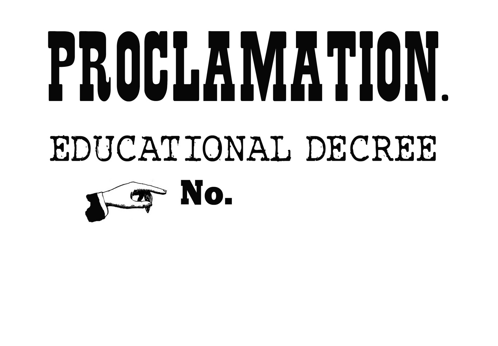 educational proclamations harry potter printable free