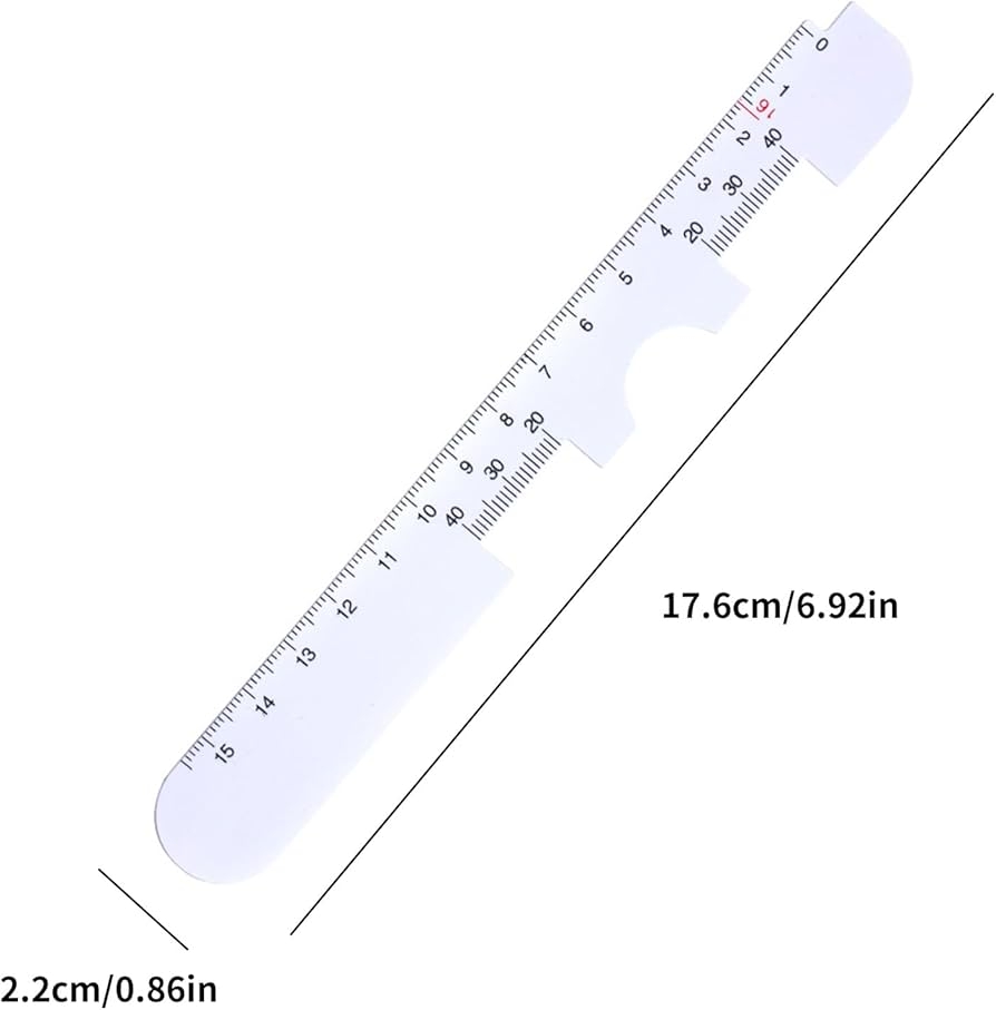 Life Size Printable Pd Eyeglasses Pd Ruler Pcs Pd Ruler Pupillary Distance Ruler Pupil Measurement Tool