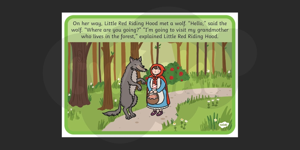 Little Red Riding Hood Story Printable Cards Twinkl Teach Little Red Riding Hood Story Printable Cards Twinkl Teach