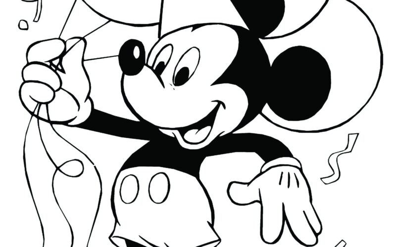 Mickey And Minnie Coloring Pages For Kids PDF Etsy