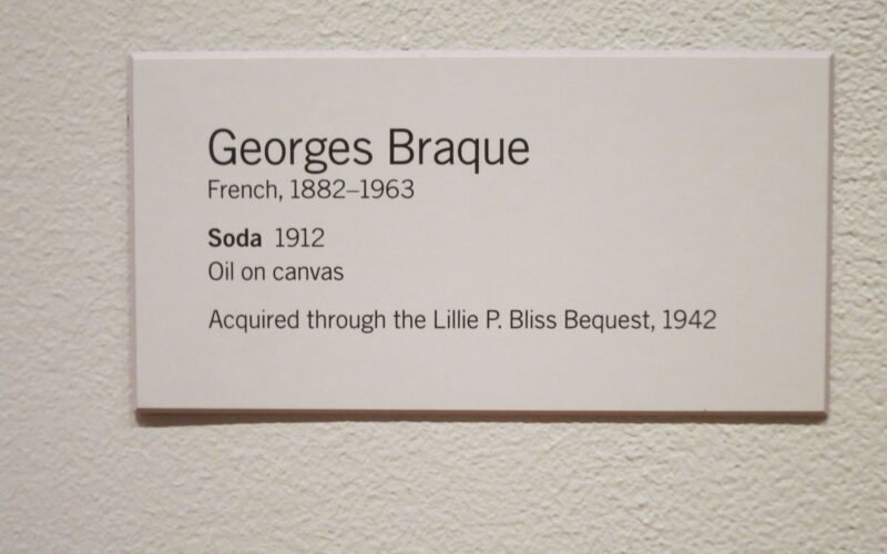 Museum Label Template