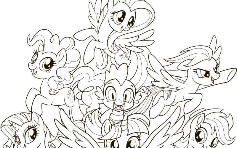 My Little Pony The Movie Coloring Pages YouLoveIt