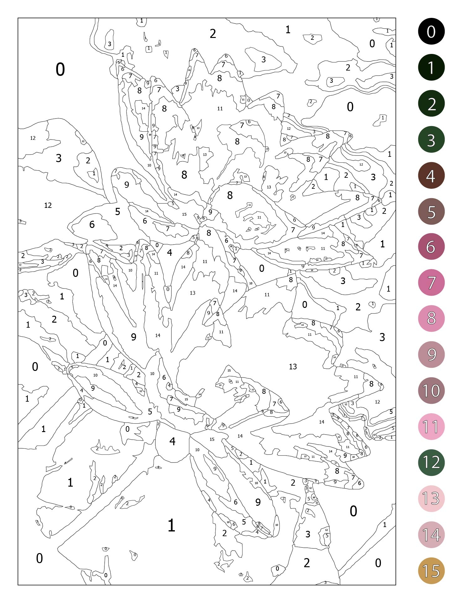 free printable paint by number