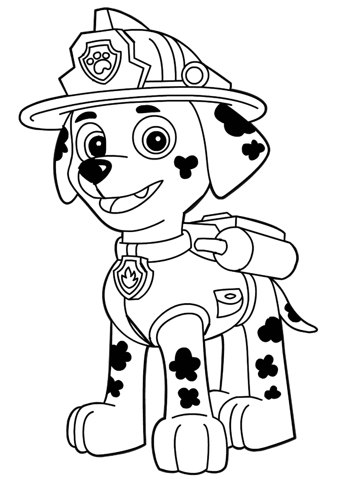 Paw Patrol Marshall Coloring Page Free Printable Paw Patrol Marshall Coloring Page Free Printable