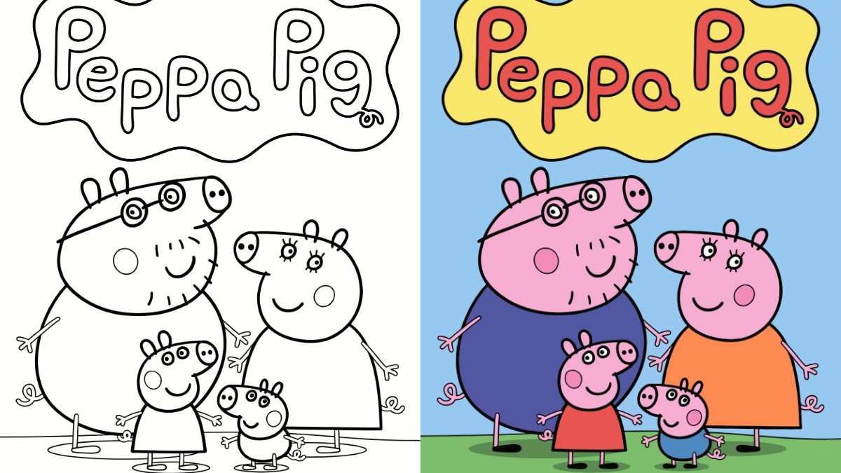 Peppa Pig Coloring Pages 50 Free Printable PDFs Peppa Pig Coloring Pages 50 Free Printable PDFs