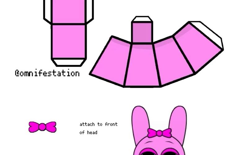 Pinki Papercraft Sprunki