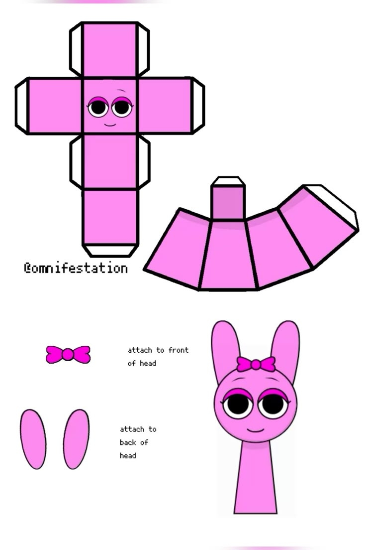 Pinki Papercraft Sprunki Pinki Papercraft Sprunki