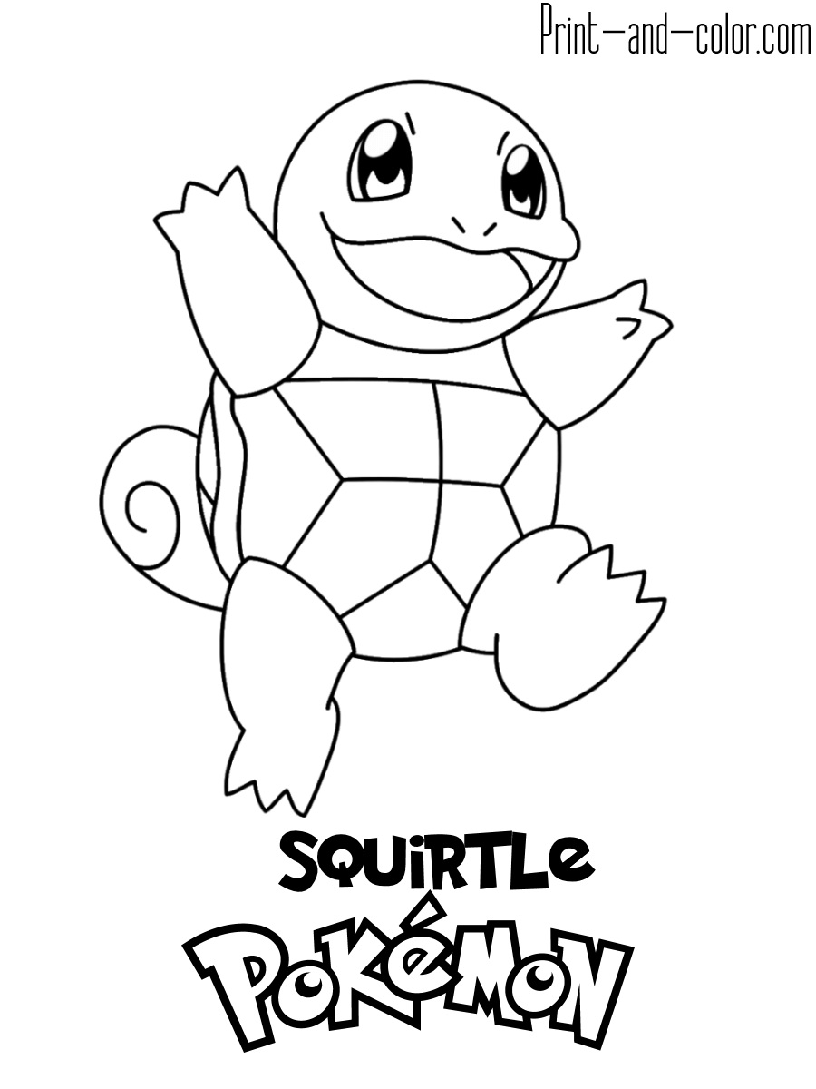 pokemon coloring pages printable