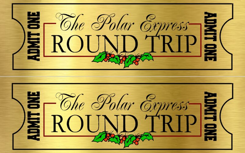 Polar Express Ticket The Idea Door