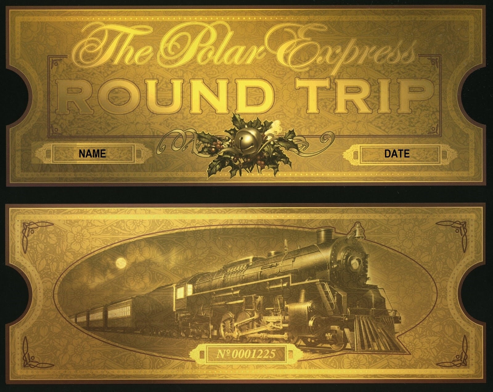 Polar Express Train Ticket With FREE Presentation Wallet Etsy Polar Express Train Ticket With FREE Presentation Wallet Etsy