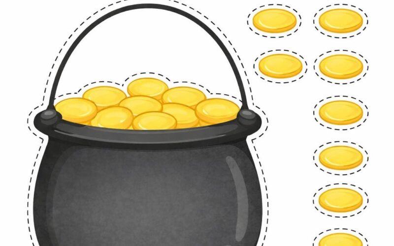 Pot Of Gold Printable Template Free PDF For Kids Crafts Kid Friendly Things To Do
