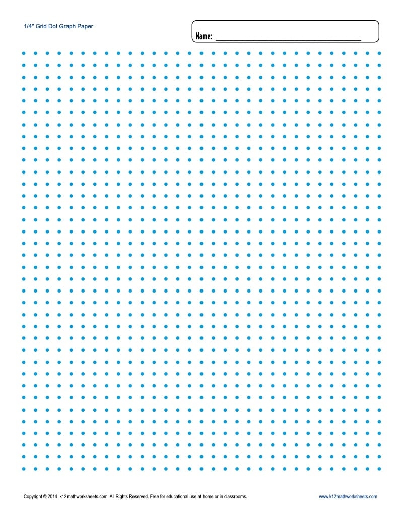printable graph paper 1/4 inch