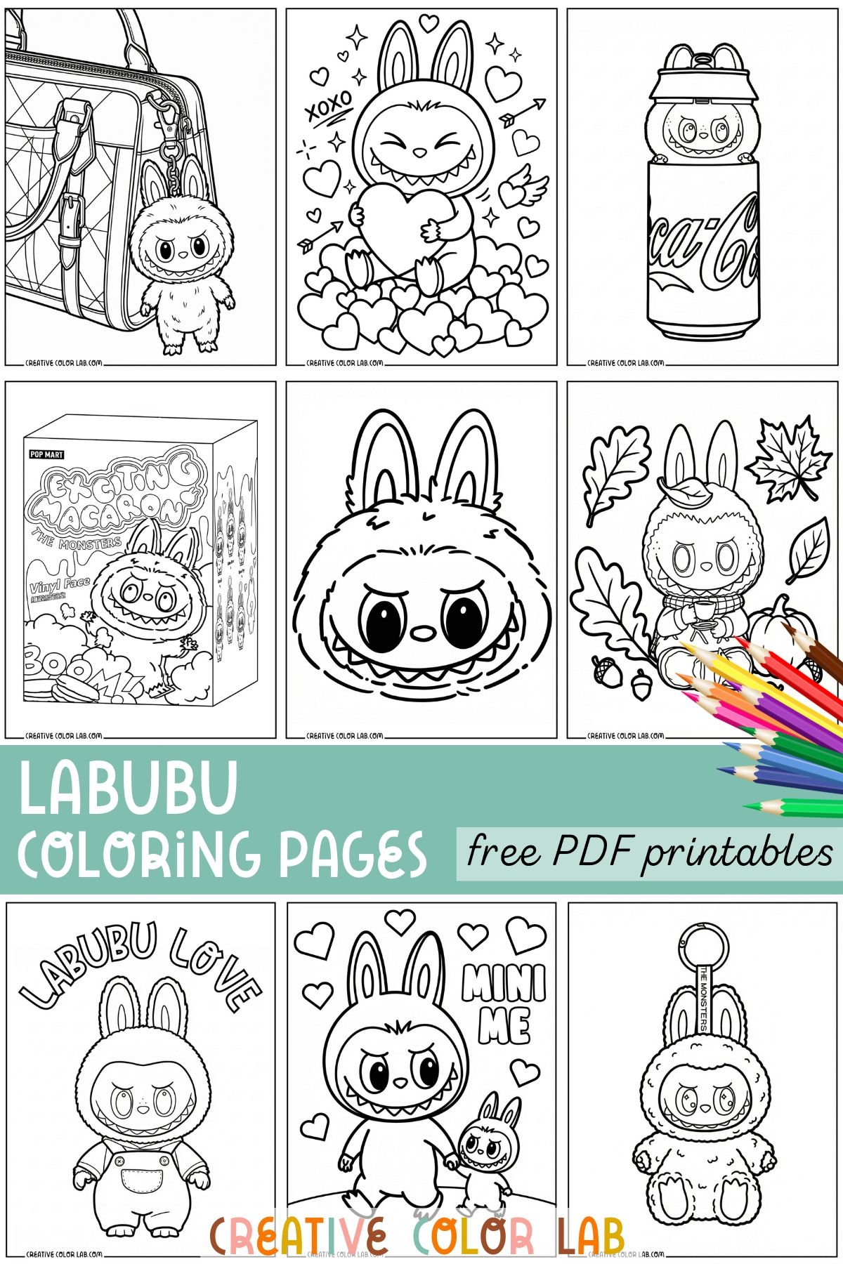 free printable labubu coloring pages free printable labubu coloring pages