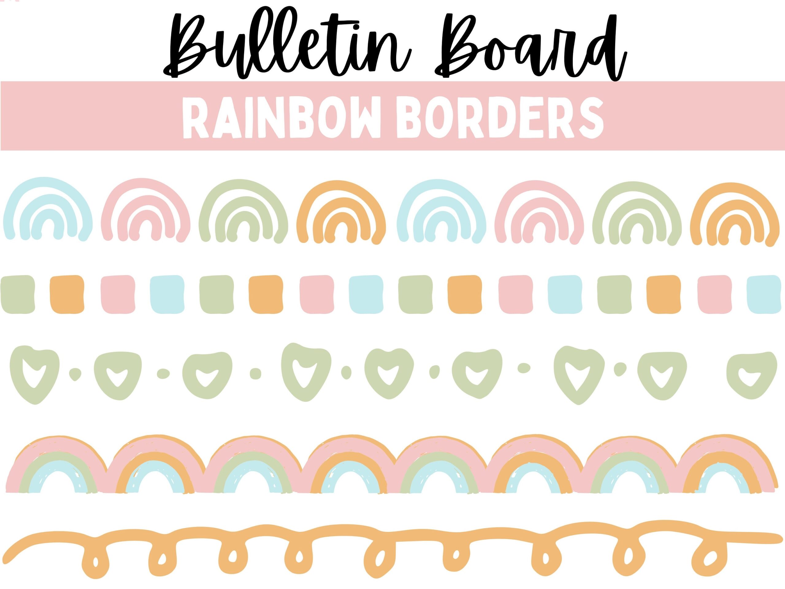 PRINTABLE Rainbow Bulletin Board Borders Printable Classroom Borders Elementary School Teacher Printable Bulletin Board Etsy PRINTABLE Rainbow Bulletin Board Borders Printable Classroom Borders Elementary School Teacher Printable Bulletin Board Etsy