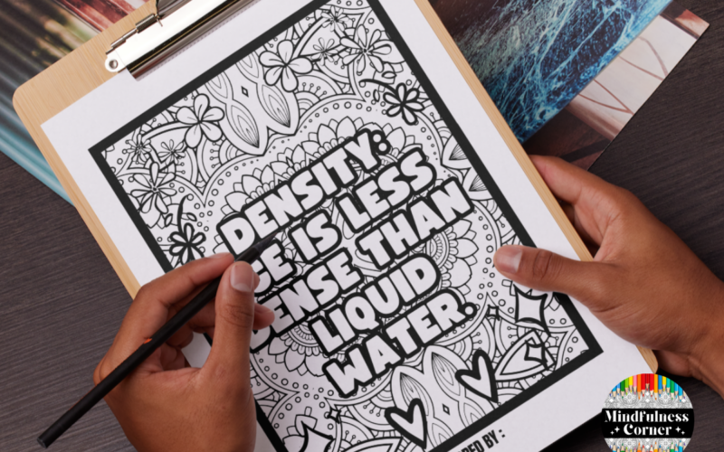 Properties Of Water Relaxing Coloring Pages Morning Work No Prep Made By Teachers