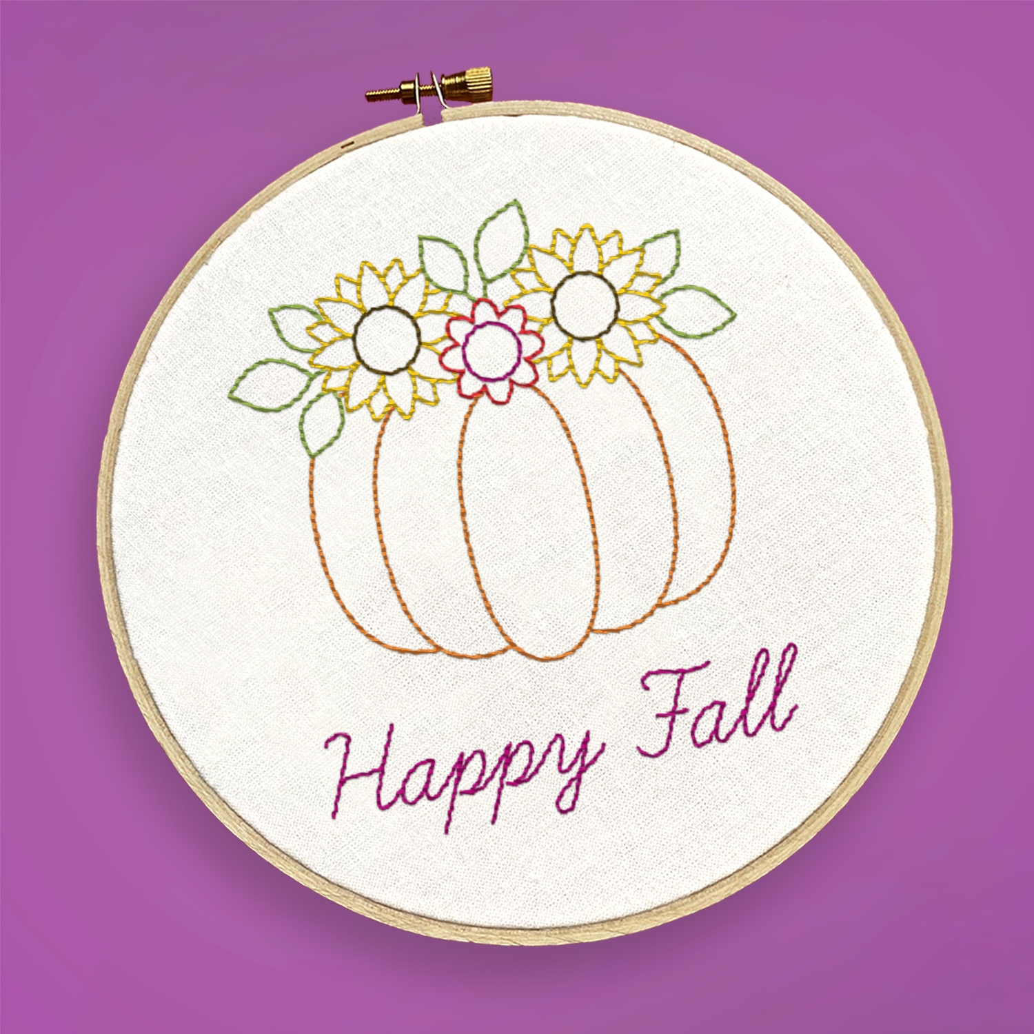 Pumpkin Embroidery Pattern Free Printable Download From PrintWorks Pumpkin Embroidery Pattern Free Printable Download From PrintWorks