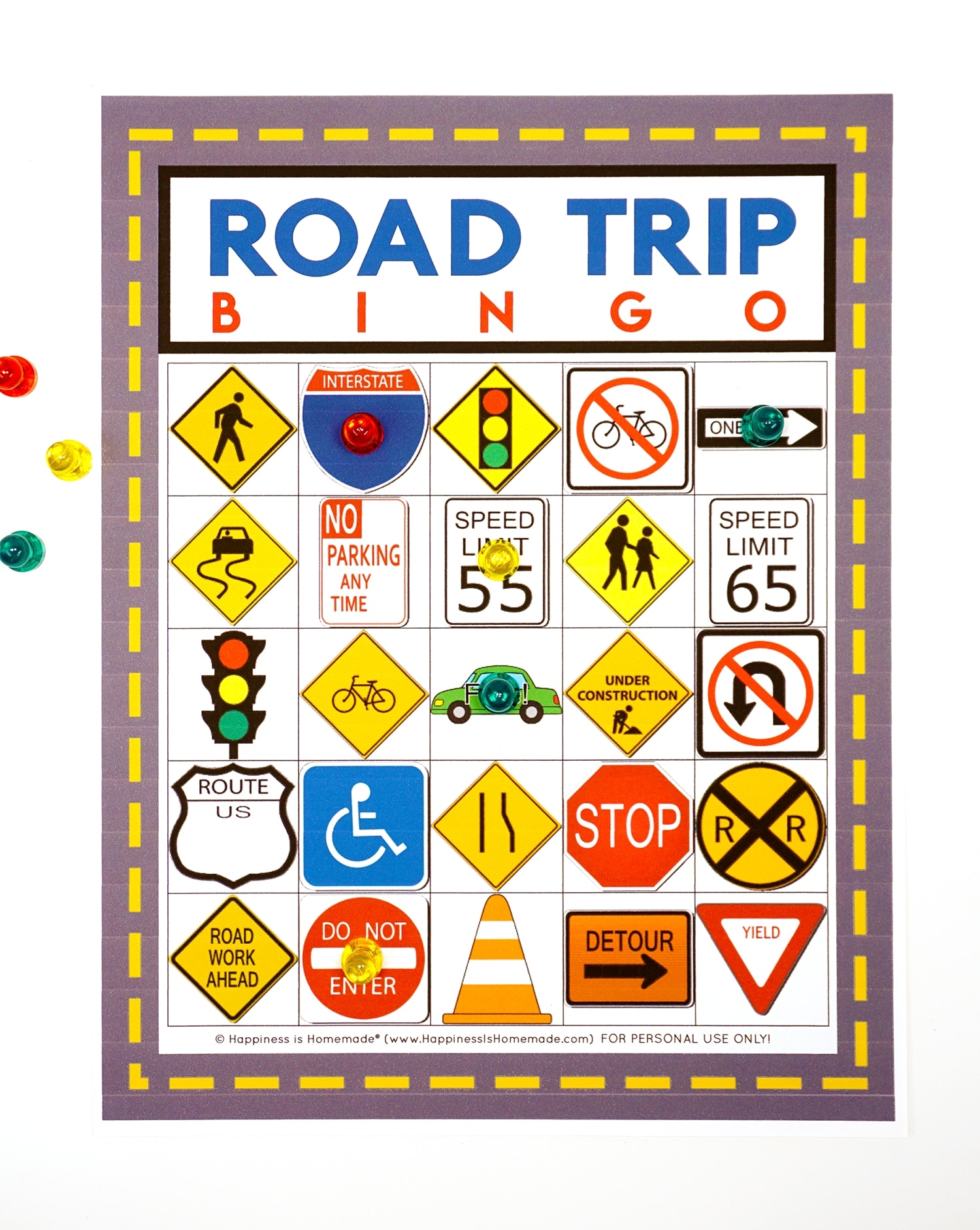 Road Trip Bingo Game Free Printable Happiness Is Homemade Road Trip Bingo Game Free Printable Happiness Is Homemade