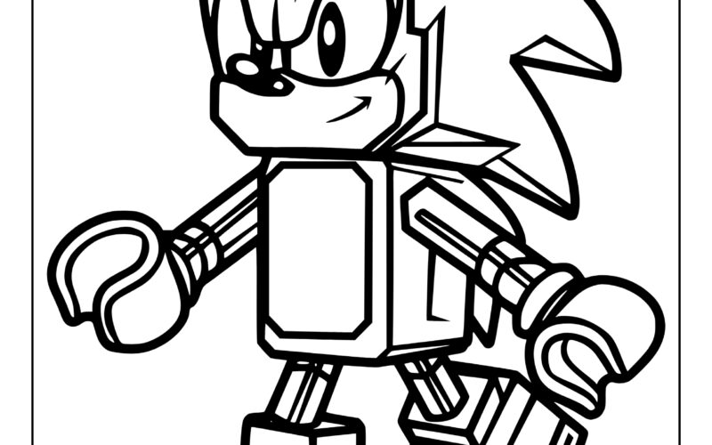 Sonic Coloring Pages 55 Free Printable PDFs