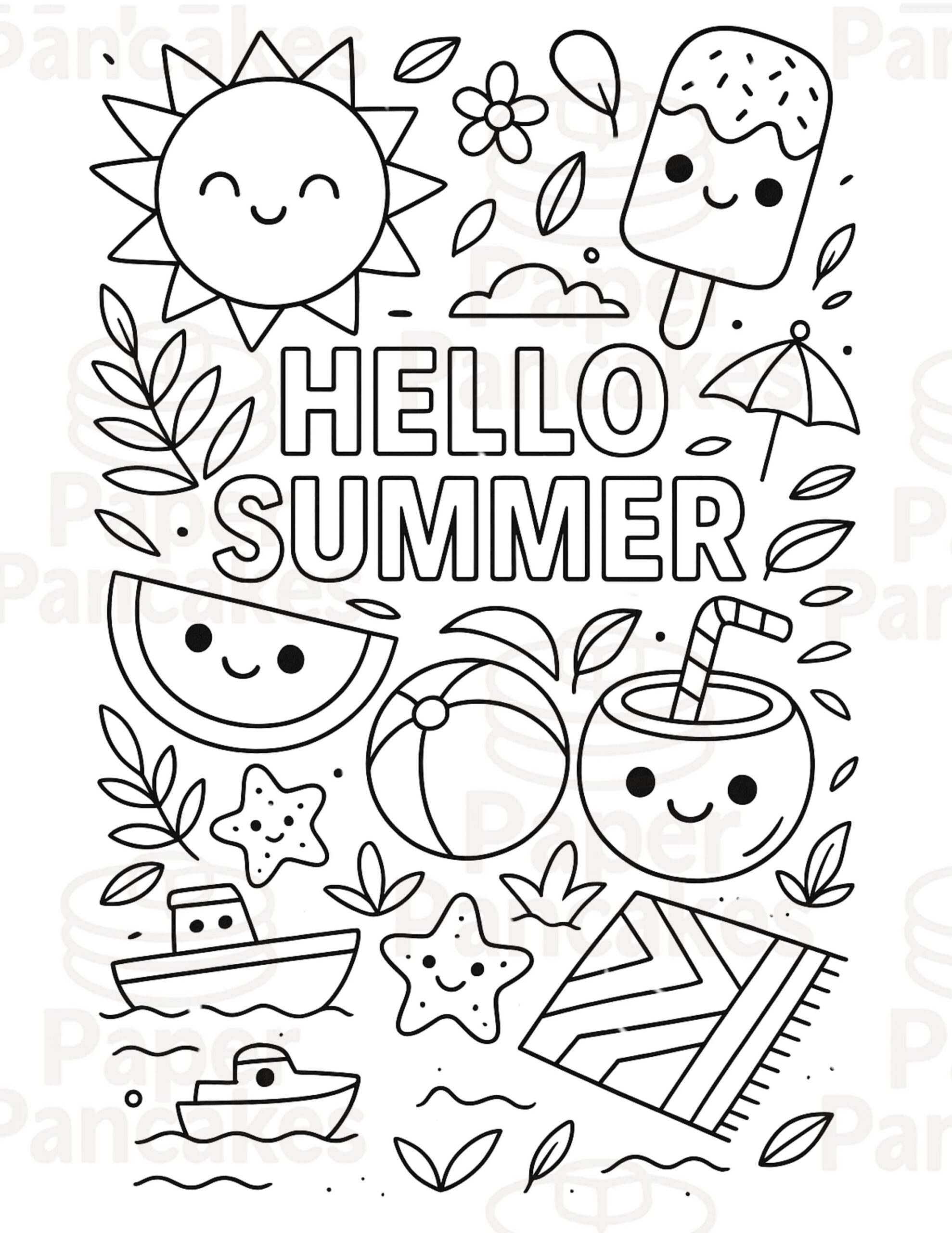 Summer Coloring Page Printable PNG Summer Activity Sheet For Kids Instant Download Preschool Activity Coloring Page Etsy Summer Coloring Page Printable PNG Summer Activity Sheet For Kids Instant Download Preschool Activity Coloring Page Etsy