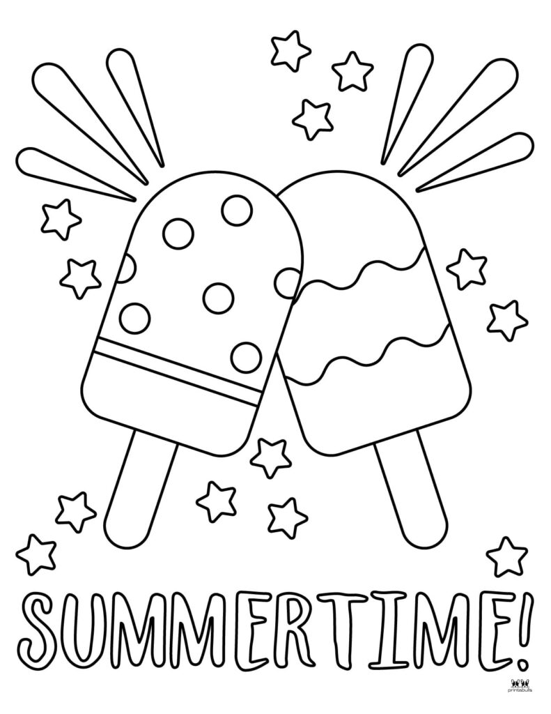 Summer Coloring Pages 100 FREE Printable Pages Printabulls