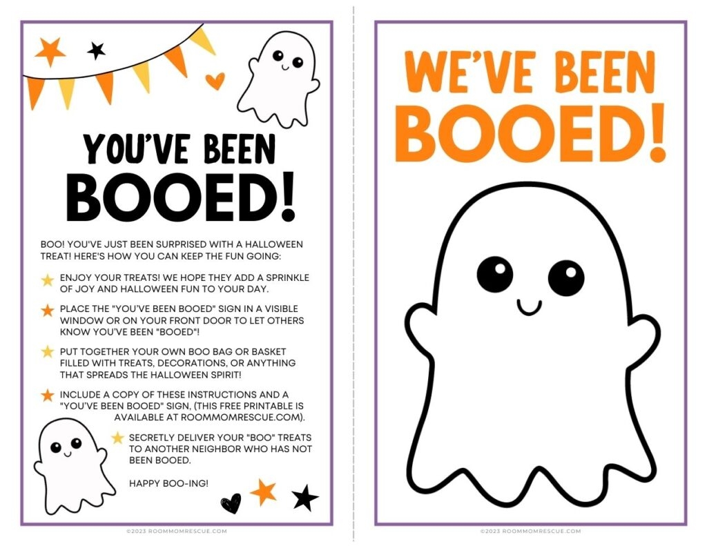 youve been booed printable