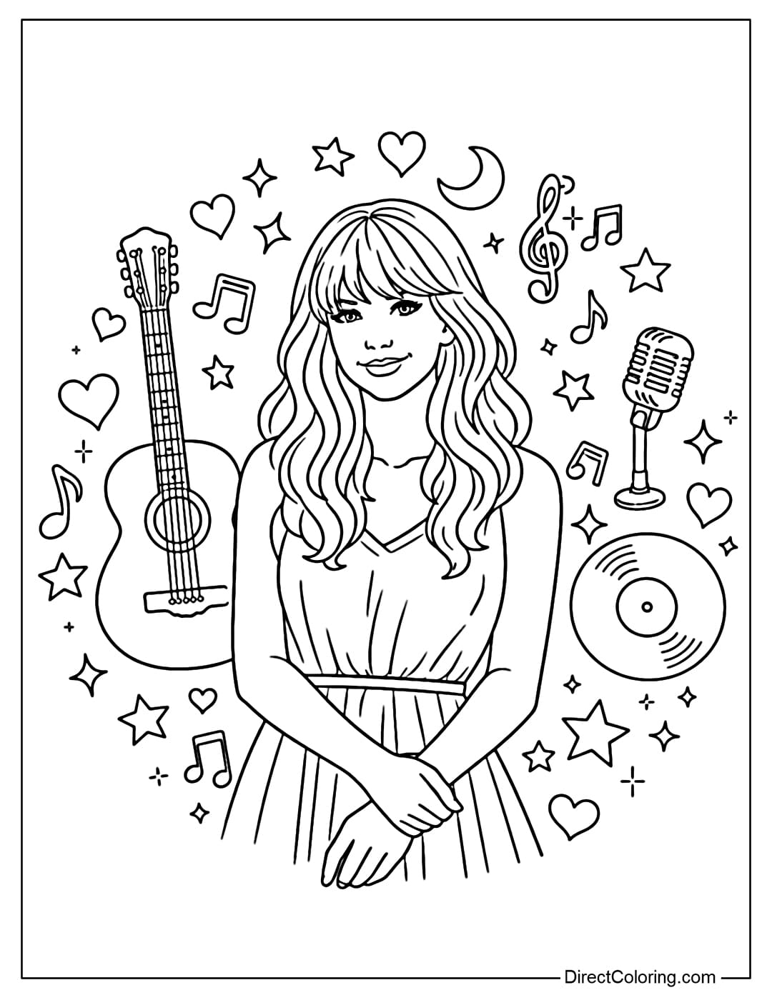taylor swift coloring pages printable taylor swift coloring pages printable
