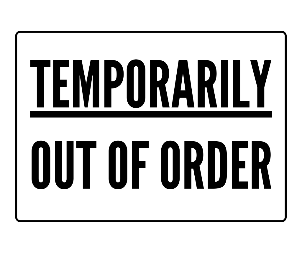 out of order sign printable out of order sign printable