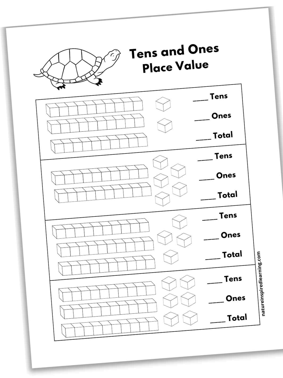 Tens And Ones Worksheets Free Nature Inspired Learning Tens And Ones Worksheets Free Nature Inspired Learning