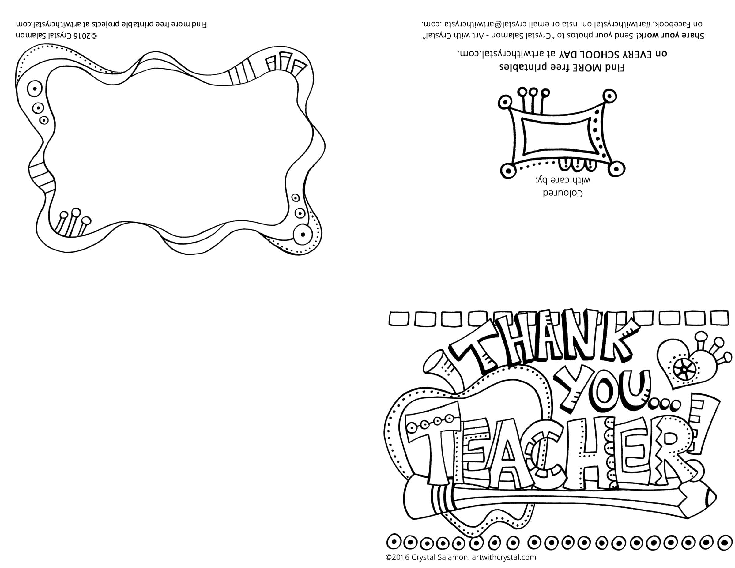 teachers day printable cards free